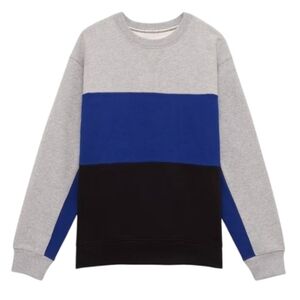 Aritzia TNA Perfect Crew Avalanche Sweatshirt Womens Classic Fleece Relaxed Fit